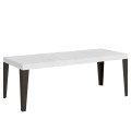 Extendable table 90x200/460 cm Flame Premium with anthracite frame