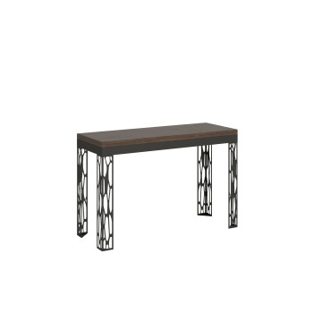 Ghibli Double Table - 120/200x45/90 cm Ghibli Double Natural Oak Folding Table with Anthracite Frame
