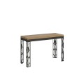 Ghibli Double folding table 120/200x45/90 cm with anthracite frame
