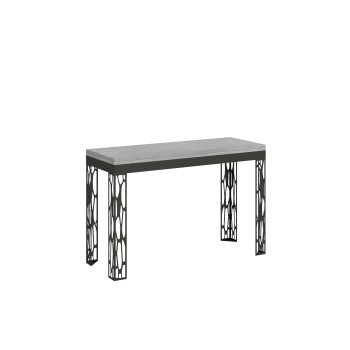 Ghibli Double Table - 120x45/90 cm Ghibli Double Natural Oak Folding Table with Anthracite Frame