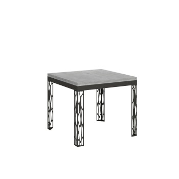 Ghibli Libra Anthracite Table - 90x90/180 cm Ghibli Libra Natural Oak Folding Table with Anthracite Frame