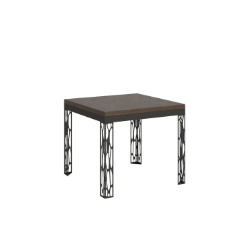 Ghibli Libra Anthracite Table - 90x90/180 cm Ghibli Libra Natural Oak Folding Table with Anthracite Frame