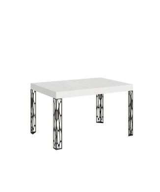 Ghibli Table - Extendable Table 90x140/244 cm Ghibli White Ash Anthracite Frame