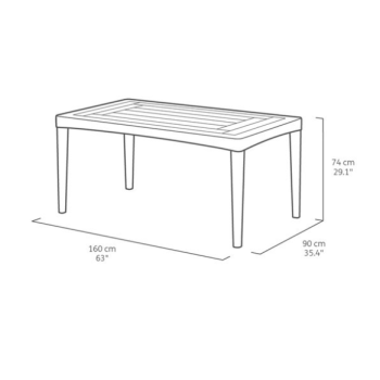 KETER GIRONA table
