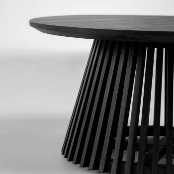 Jeanette table Ø 80 cm black