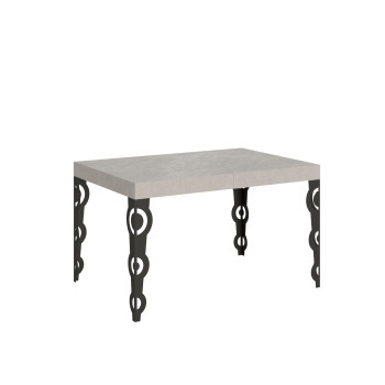 Karamay Table D.80 - Extendable table 120/204x80 cm Karamay white ash with anthracite legs