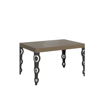 Karamay Table D.80 - Extendable table 120/204x80 cm Karamay white ash with anthracite legs