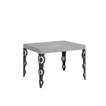 Karamay Table D.80 - Extendable table 120/204x80 cm Karamay white ash with anthracite legs