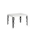 Karamay extendable table 80x120/204 cm with anthracite frame