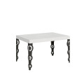 Karamay extendable table 80x140/224 cm with anthracite frame