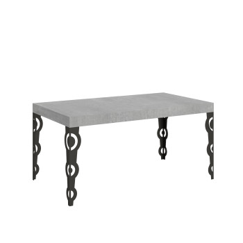 Karamay Table D.80 - Extendable table 160/244x80 cm Karamay white ash with anthracite legs