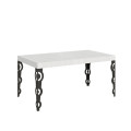 Karamay extendable table 80x160/244 cm with anthracite frame