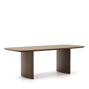 Litto table with walnut veneer 240 x 100 cm
