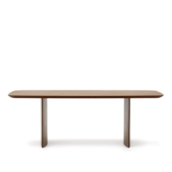 Litto table with walnut veneer 240 x 100 cm