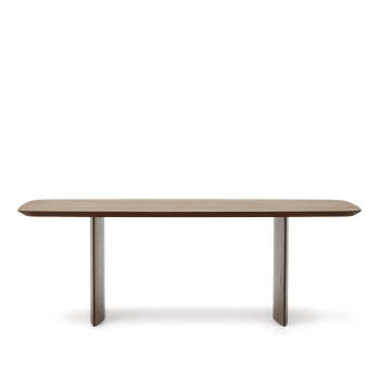 Litto table with walnut veneer 240 x 100 cm
