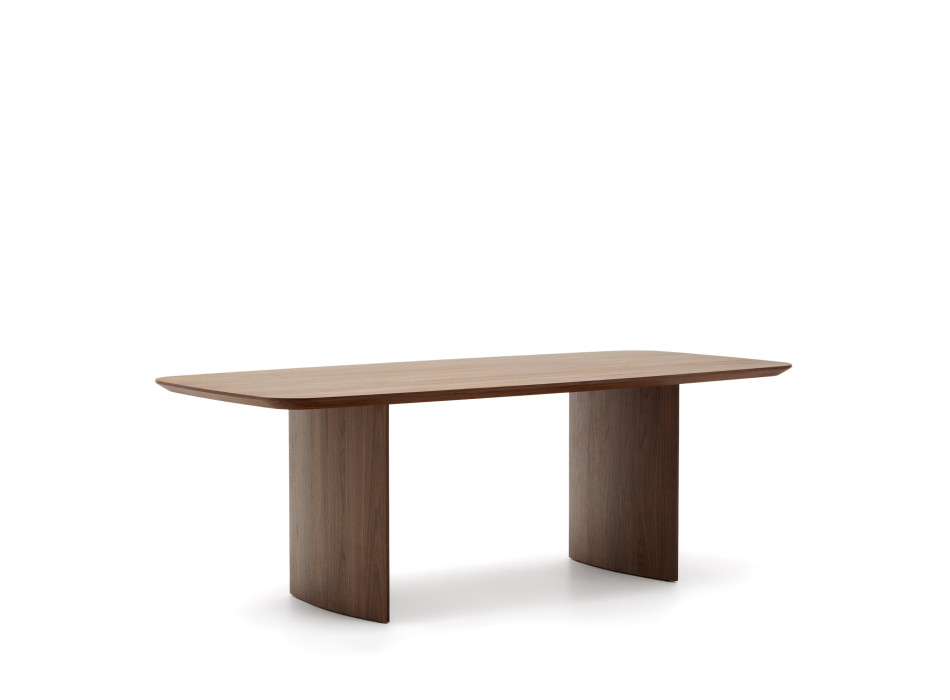 Litto table with walnut veneer 240 x 100 cm