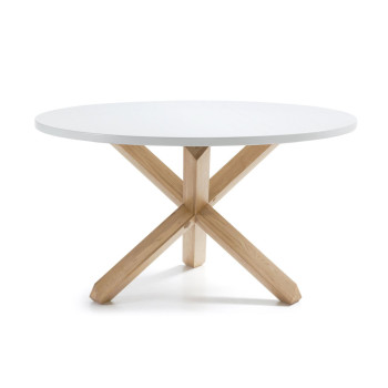 Lotus table Ø 120 cm white