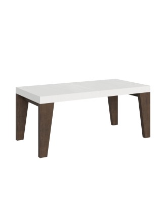 Naxy Mix Table - Extendable Table 90x180/284 cm Naxy Mix White Ash Top - Walnut Legs
