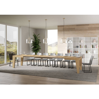 Naxy Table D.90 - Extendable Table 130/390x90 cm Naxy White Ash