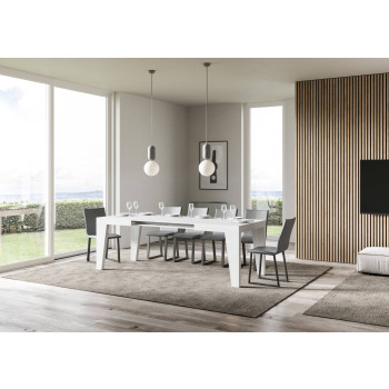 Naxy Table D.90 - Extendable table 140/400x90 cm Naxy white ash