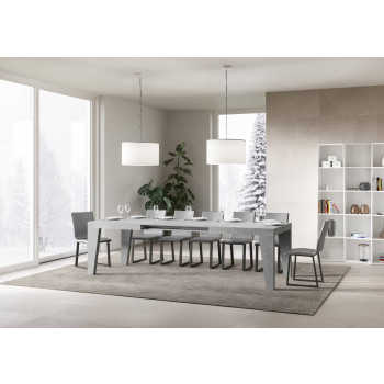 Naxy Table D.90 - Extendable table 200/304x90 cm Naxy white ash