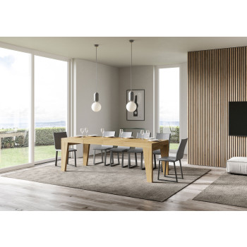 Naxy Premium Table D.90 - Extendable table 120/224x90 cm Naxy Premium white ash