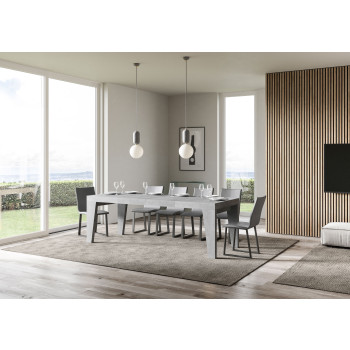 Naxy Premium Table D.90 - Extendable table 140/244x90 cm Naxy Premium white ash