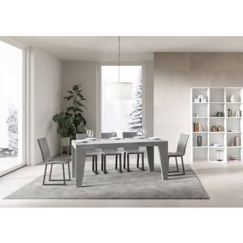 Naxy Premium Table D.90 - Extendable table 160/420x90 cm Naxy Premium white ash