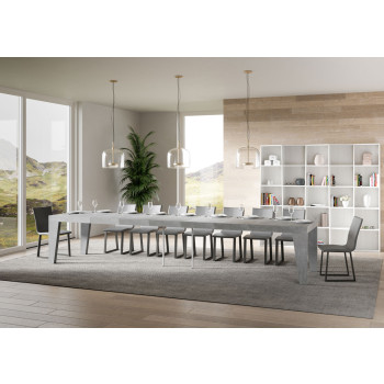 Naxy Premium Table D.90 - Extendable table 180/440x90 cm Naxy Premium white ash