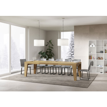 Naxy Premium Table D.90 - Extendable table 200/304x90 cm Naxy Premium white ash