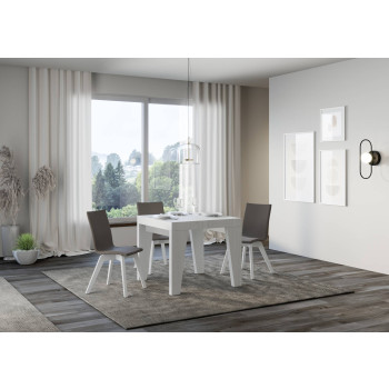 Naxy Premium Table D.90 - Extendable table 90/246x90 cm Naxy Premium white ash