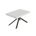 Niket extendable table 80x120/204 cm with anthracite legs
