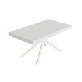 Niket extendable table 90x160/420 cm with white legs