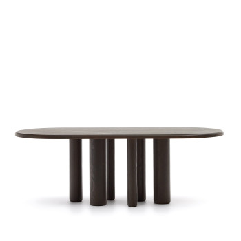 Mailen oval table in ash with finish