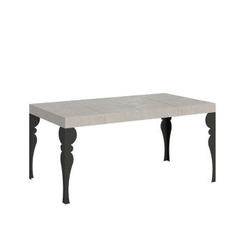 Paxon Premium table with anthracite legs D.90 - Extendable table 120/224x90 cm Paxon Premium white ash with anthracite legs