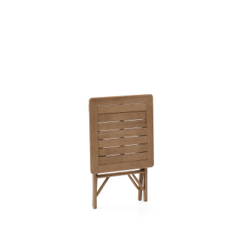 Dandara folding table in solid acacia wood 66 x 66 cm FSC 100%
