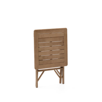 Dandara folding table in solid acacia wood 66 x 66 cm FSC 100%