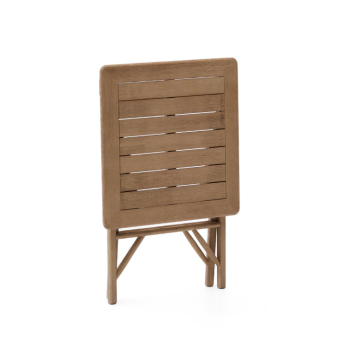 Dandara folding table in solid acacia wood 66 x 66 cm FSC 100%