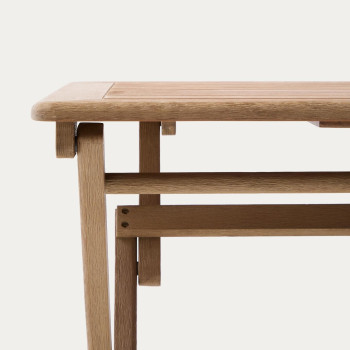 Dandara folding table in solid acacia wood 66 x 66 cm FSC 100%