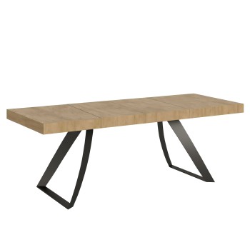 Proxy Premium Anthracite Table - Extendable Table 90x180/284 cm Proxy Premium White Ash Anthracite Frame