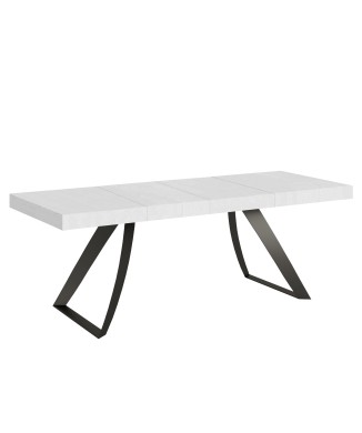 Proxy Premium Anthracite Table - Extendable Table 90x180/284 cm Proxy Premium White Ash Anthracite Frame