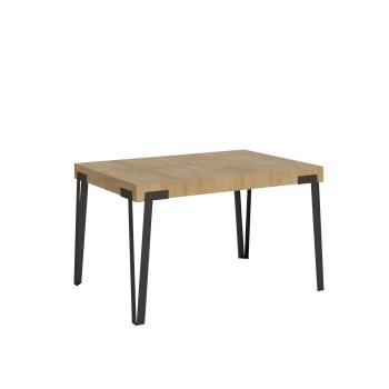 Rio Table - Extendable Table 90x130/234 cm Rio White Ash Anthracite Frame