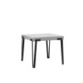 Rio extendable table 90x90/246 cm with anthracite frame