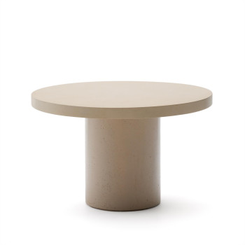 Aiguablava round concrete table