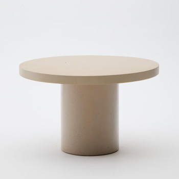 Aiguablava round concrete table