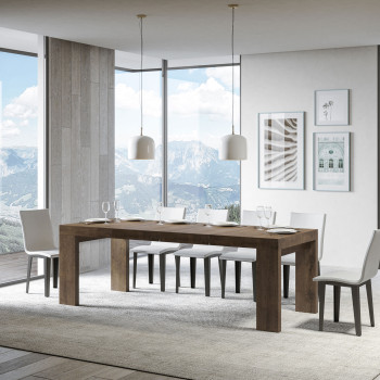 Roxell Premium Table D.90 - Extendable Table 140/244x90 cm Roxell Premium White Ash