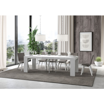 Roxell Premium Table D.90 - Extendable Table 90/246x90 cm Roxell Premium White Ash