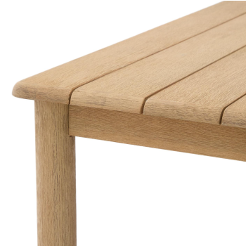 Solid acacia wood table 200 x 100 cm FSC 100%