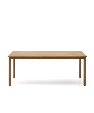 Solid acacia wood table 200 x 100 cm FSC 100%