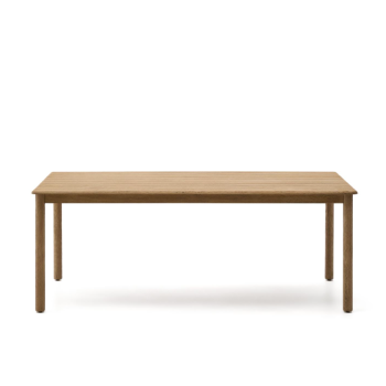 Solid acacia wood table 200 x 100 cm FSC 100%